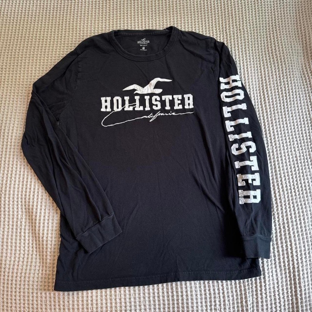 Y2K‎ Hollister black long sleeve shirt